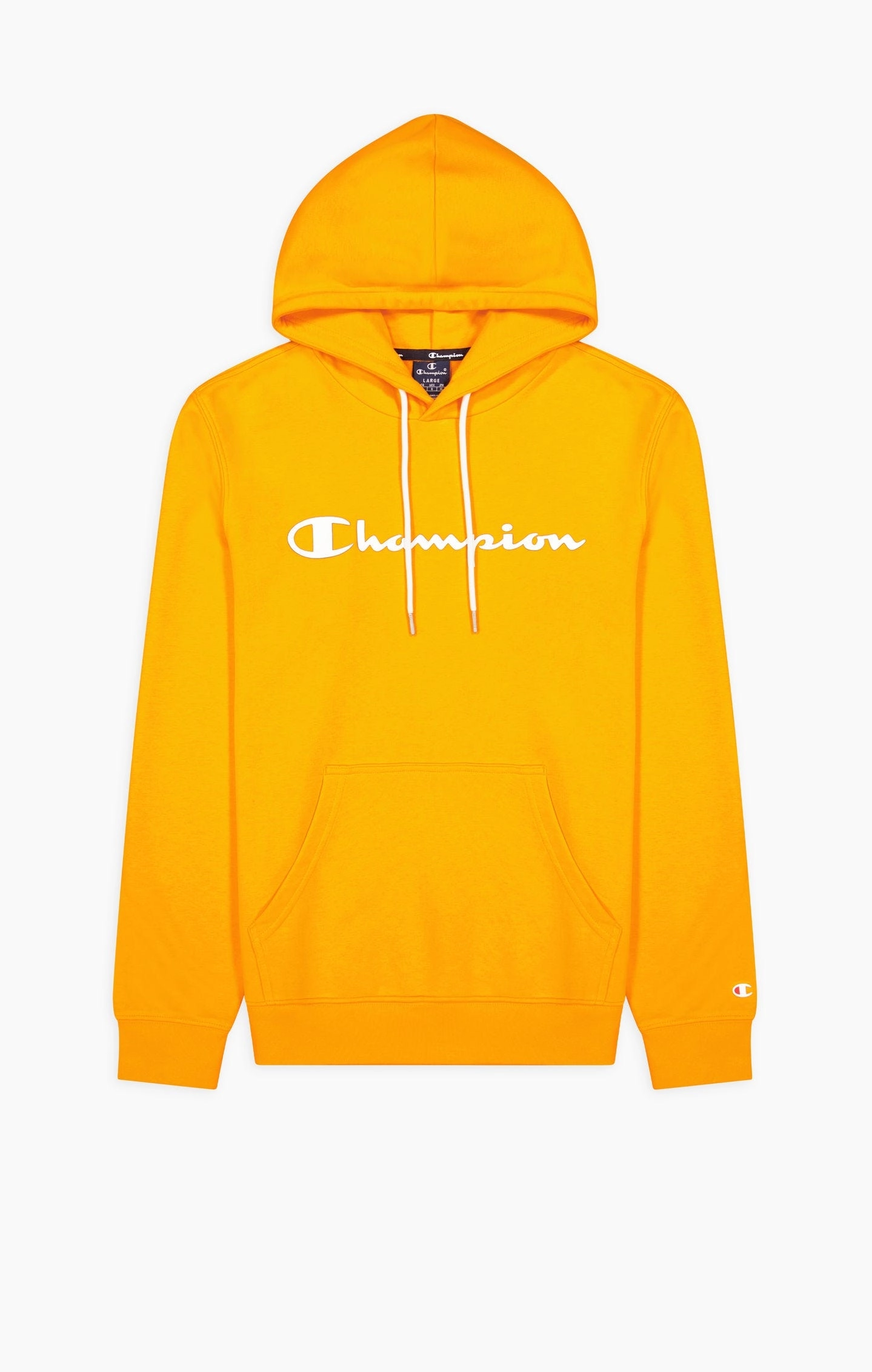 Kapuzenpullover aus Baumwollfrottee mit Logo-Schriftzug