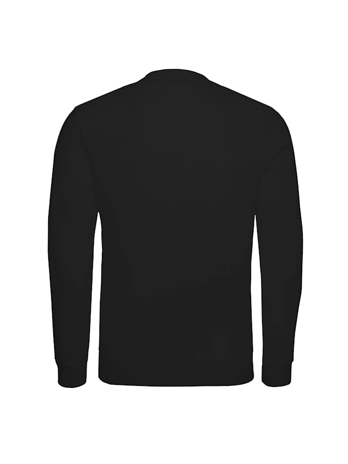 Sweatshirt aus Baumwollfrottee mit kleinem Logo-Schriftzug