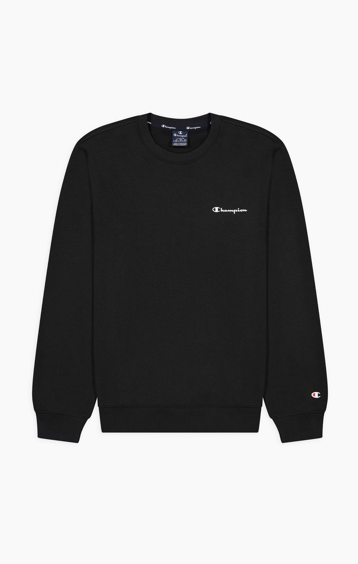 Sweatshirt aus Baumwollfrottee mit kleinem Logo-Schriftzug