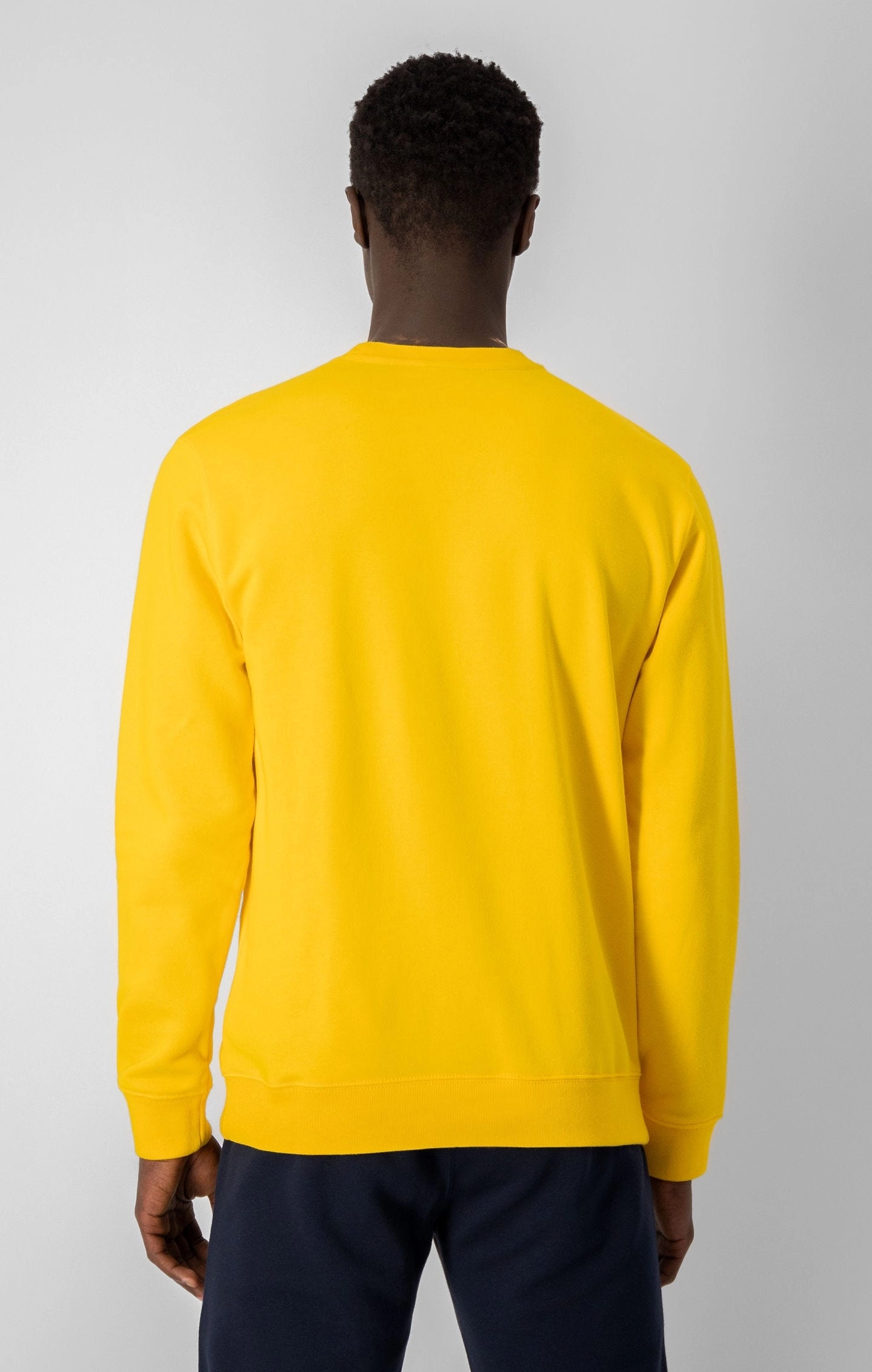 Sweatshirt aus Baumwollfrottee mit kleinem Logo-Schriftzug