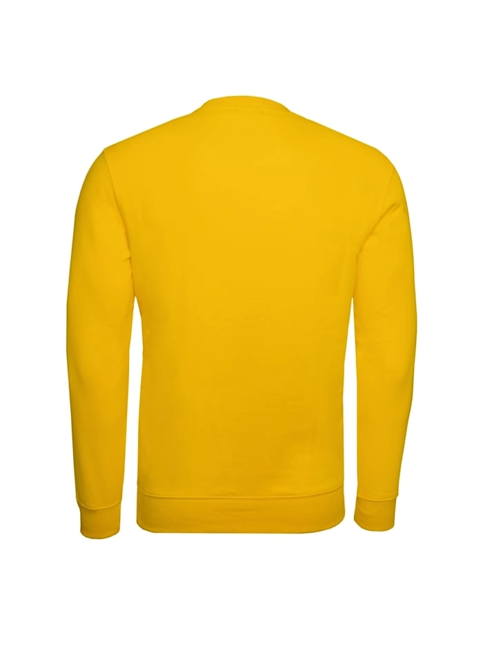 Sweatshirt aus Baumwollfrottee mit kleinem Logo-Schriftzug