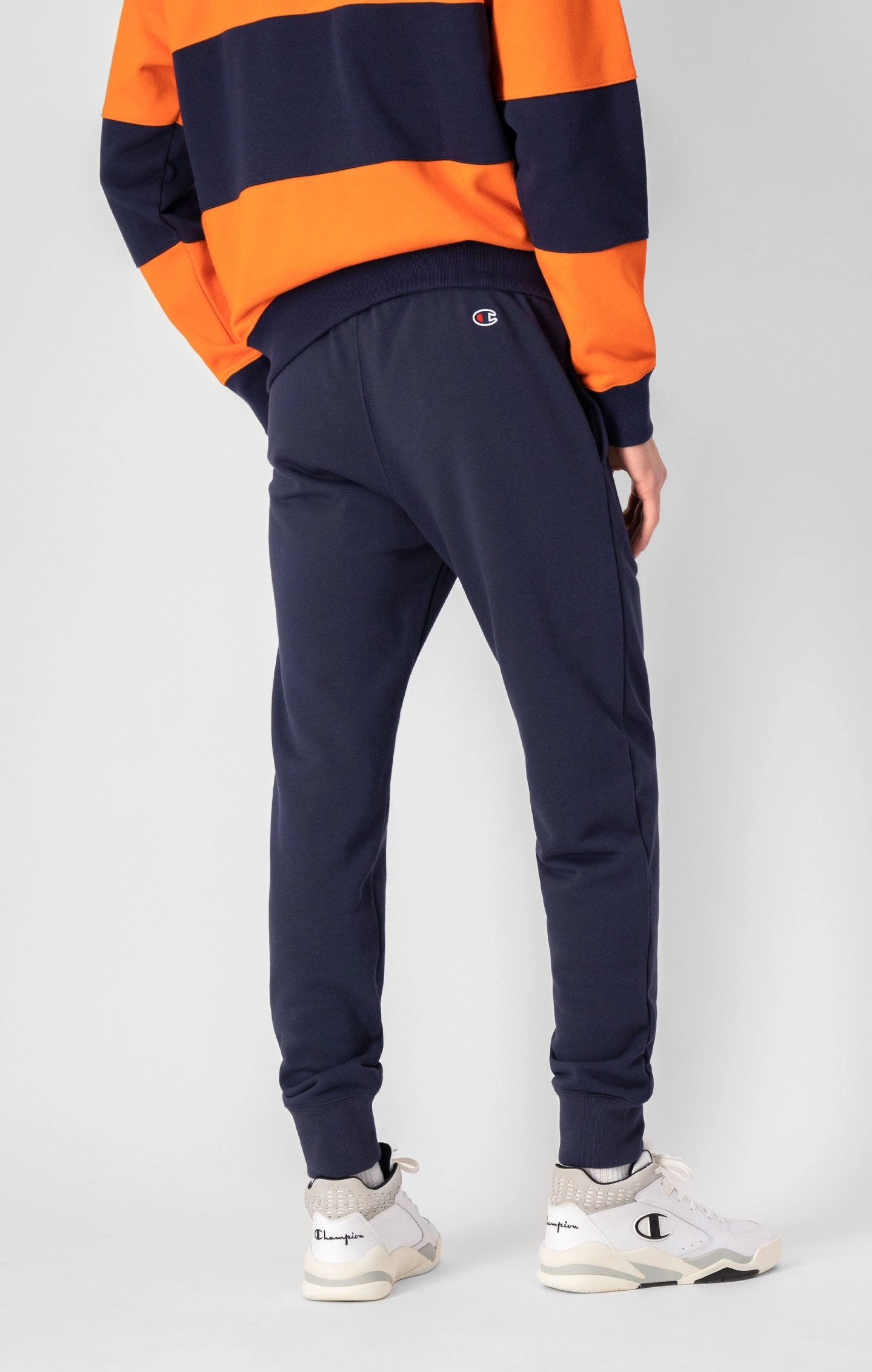 Jogginghose mit Sticklogo im College-Stil