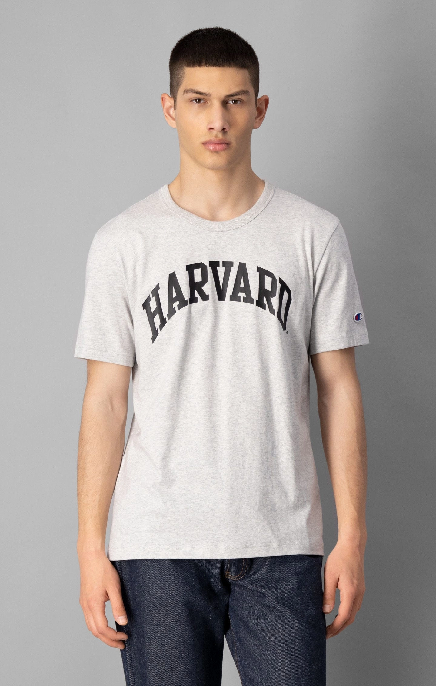 Bio-T-Shirt mit College-Print