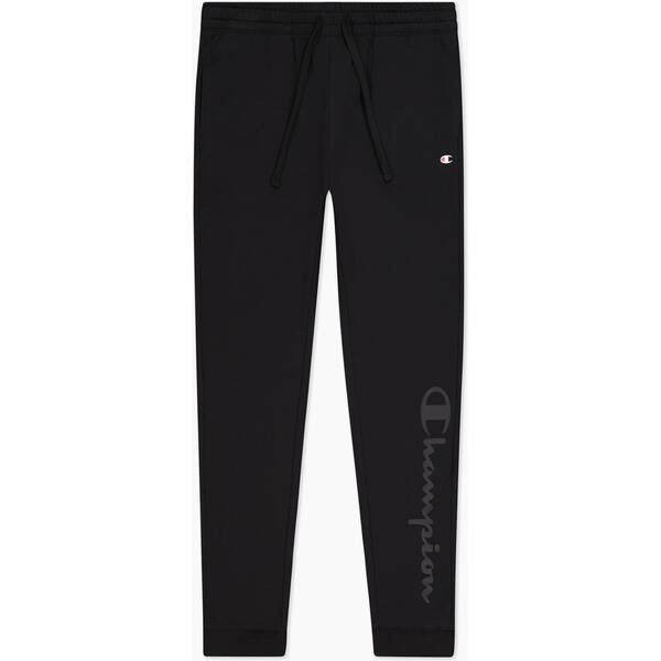 Jogginghose aus recyceltem Baumwollfrottee mit kontrastierendem Printlogo und Knöchelbündchen