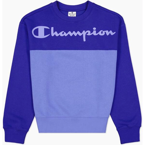 Fleece-Sweatshirt mit farbigen Details