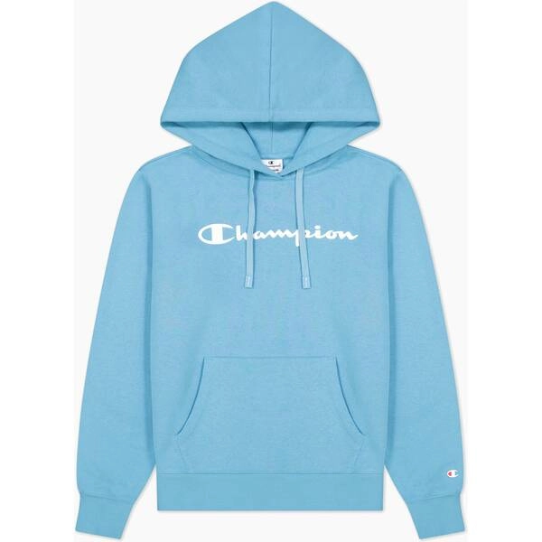 Kapuzenpullover aus Baumwollfleece mit großem Schriftzug