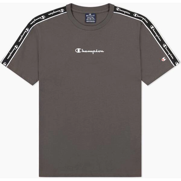Baumwoll-T-Shirt mit Bandeinsatz