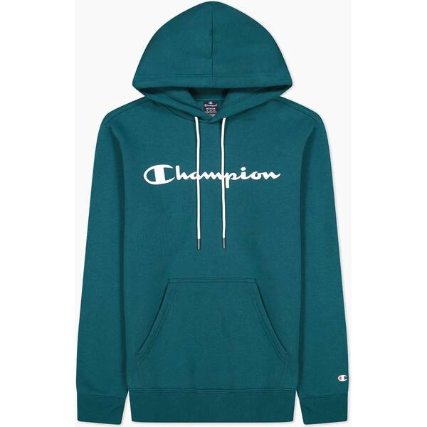 Kapuzenpullover aus Baumwollfleece mit Logo-Schriftzug