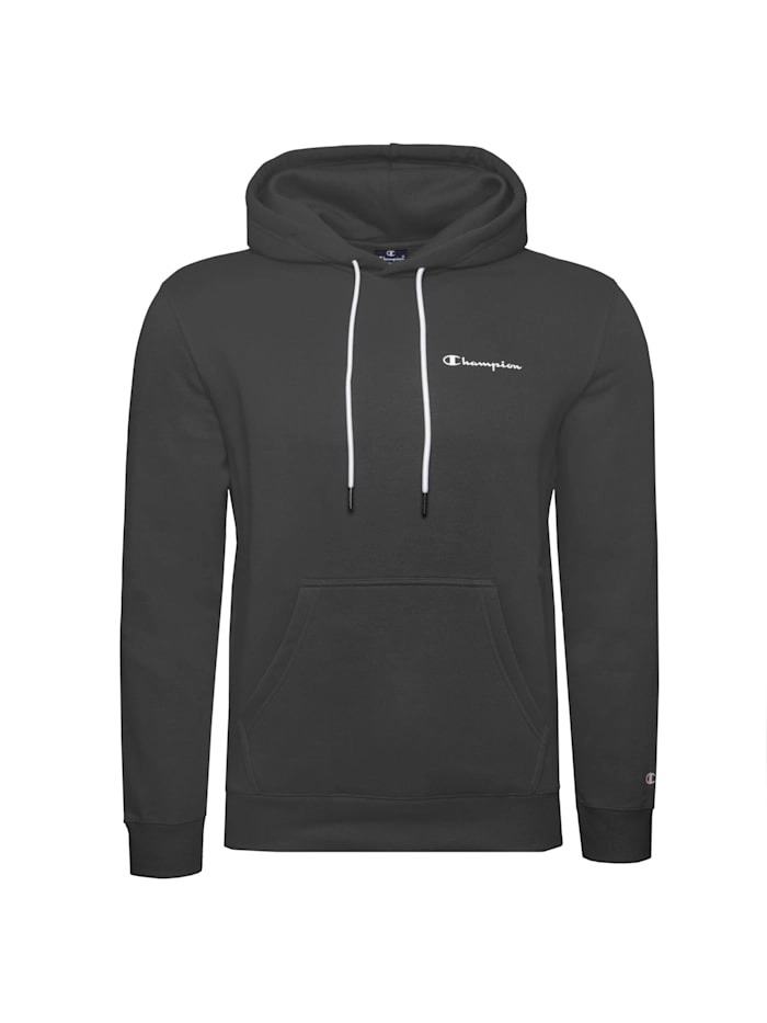 Kapuzenpullover aus Baumwollfleece mit kleinem Logo