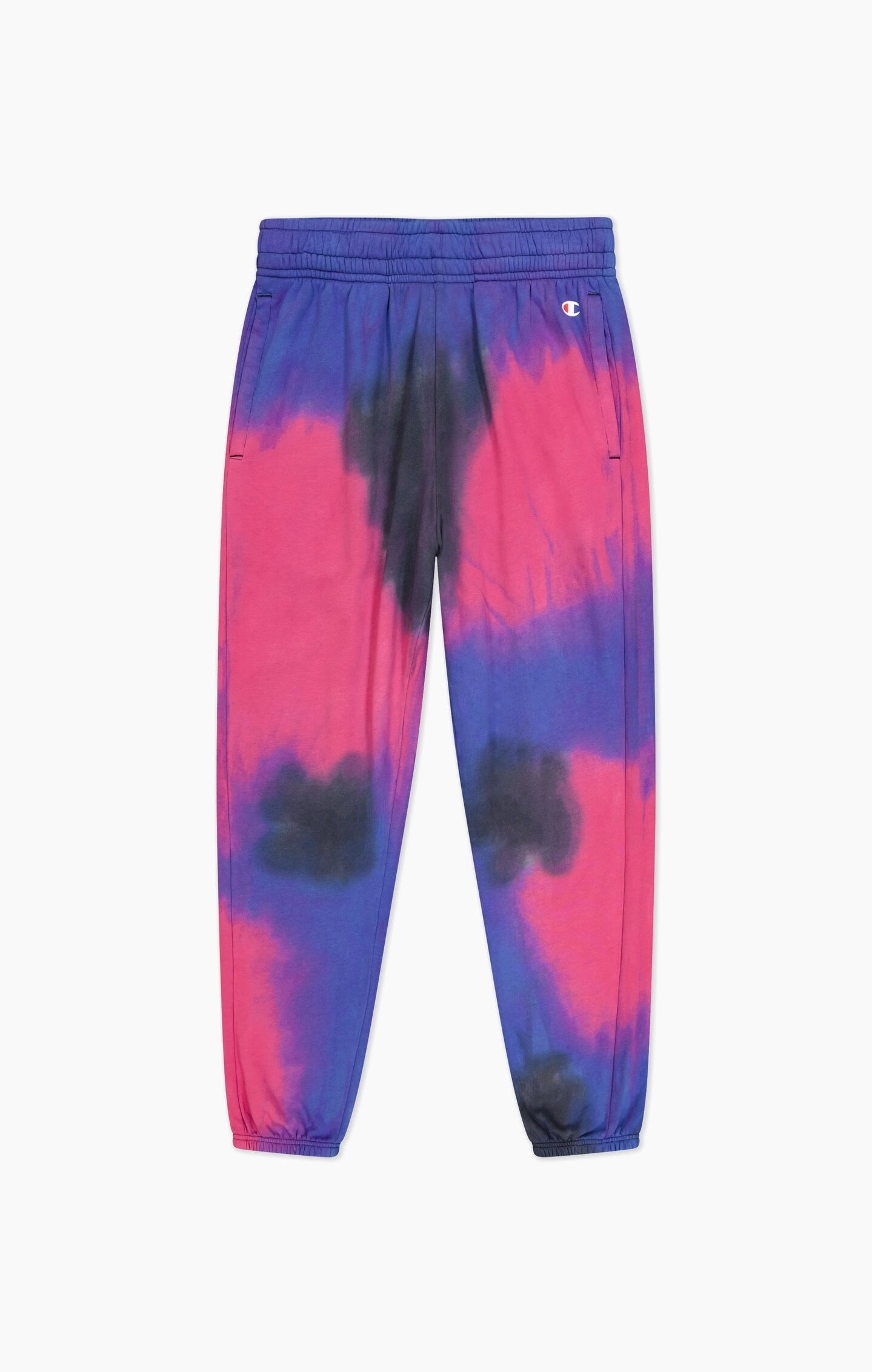 Fleece-Jogginghose mit natürlicher Batikfärbung
