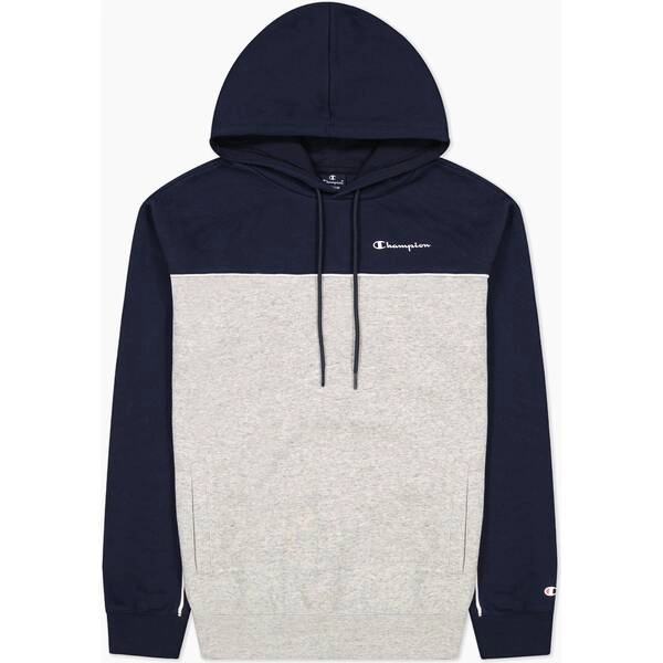 Fleece-Kapuzenpullover in Farbblockoptik