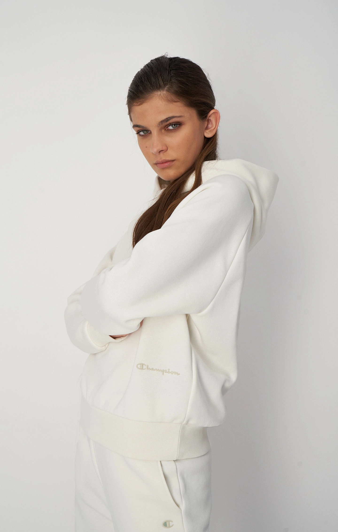 Eco-Future Kapuzenpullover mit C-Logopatch