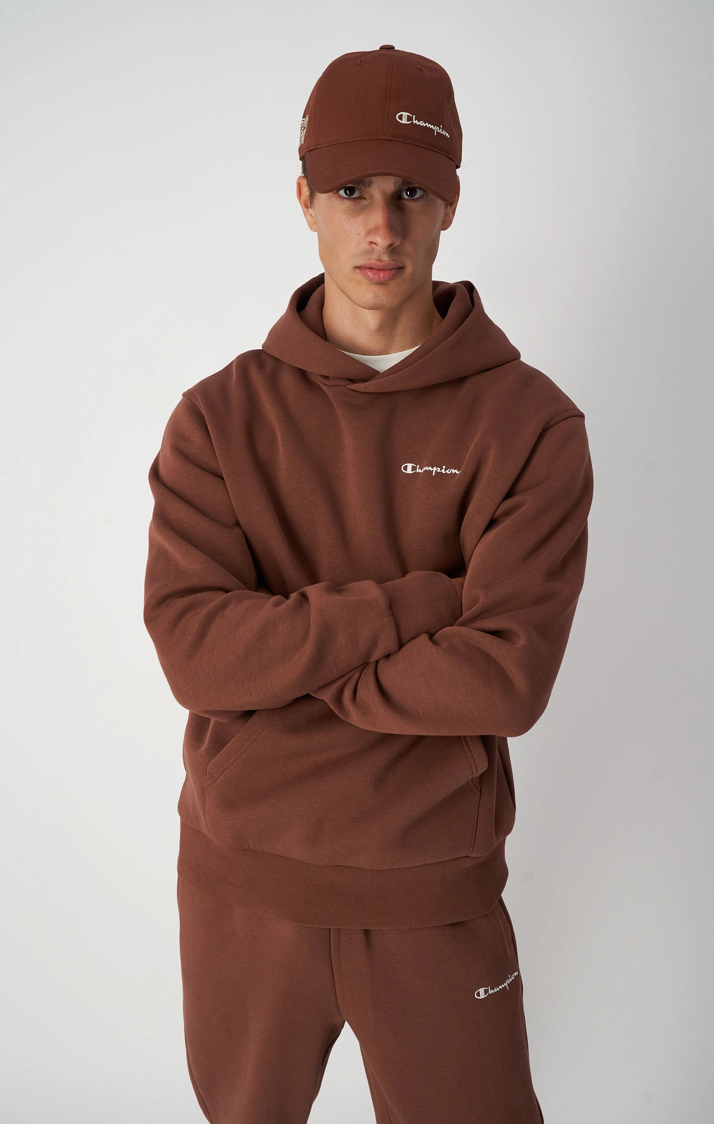 Eco-Future Kapuzenpullover mit Stickerei