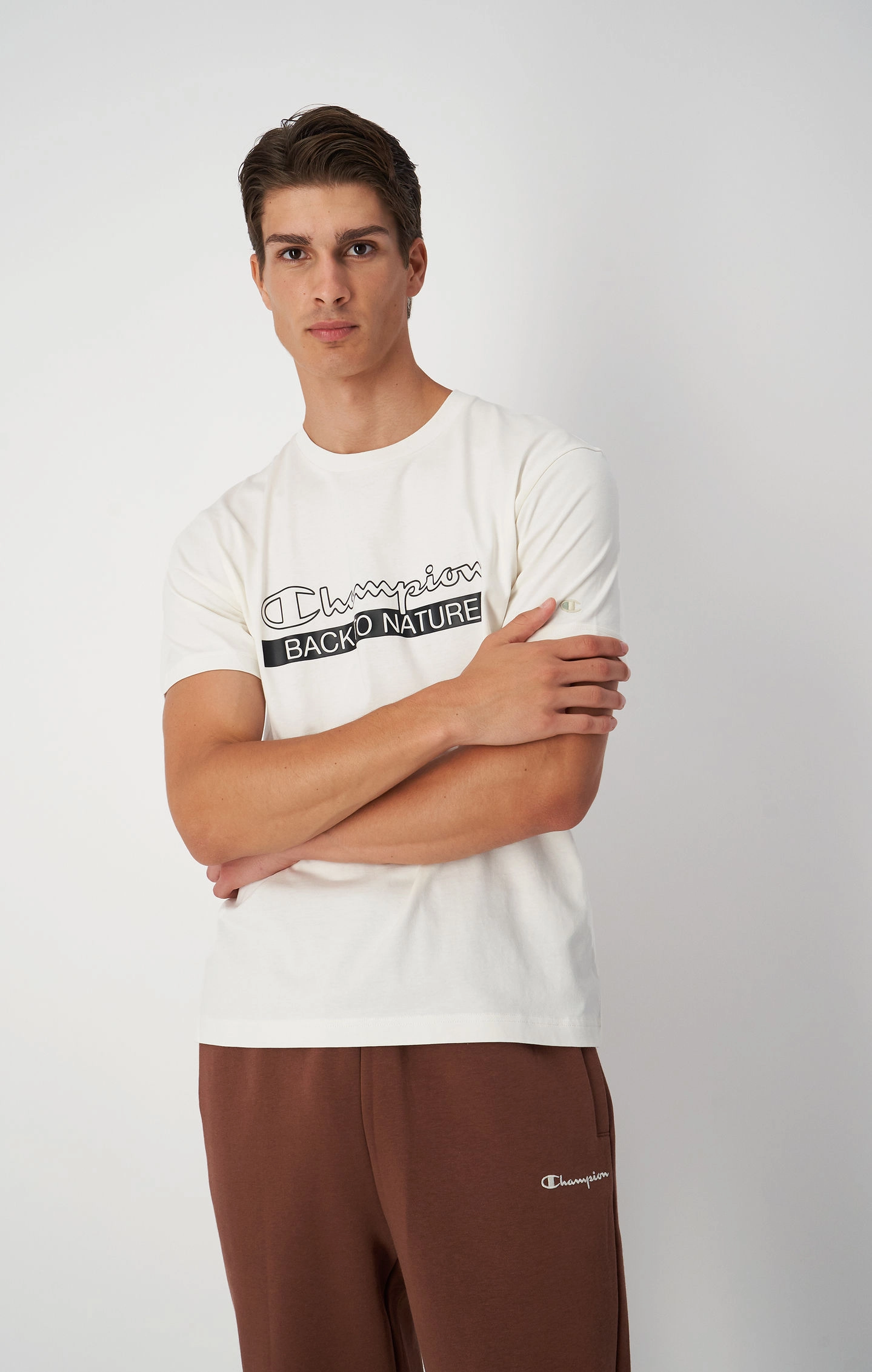 Eco-Future T-Shirt mit Stickerei