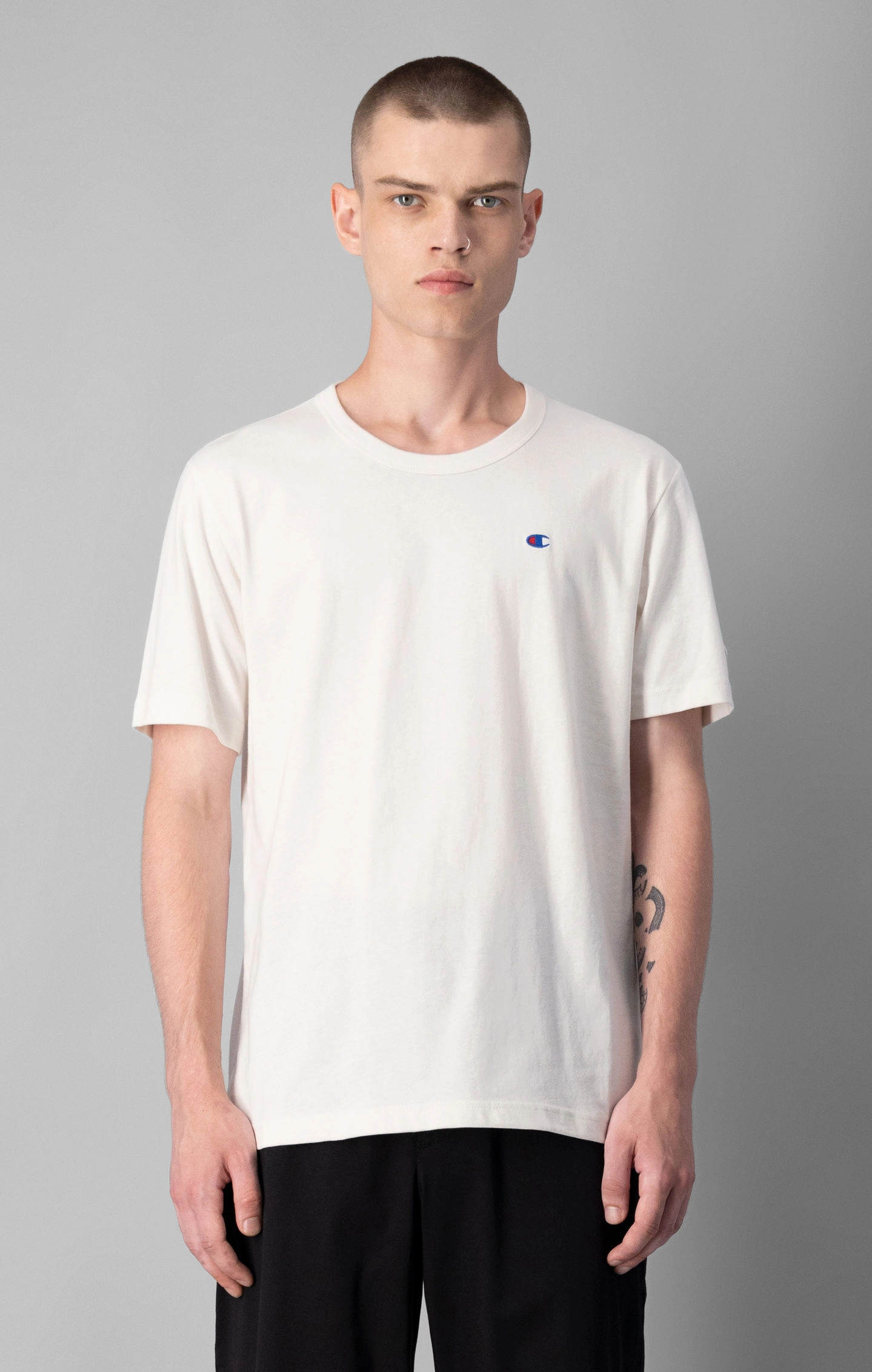 Rundhals-T-Shirt mit C-Logo