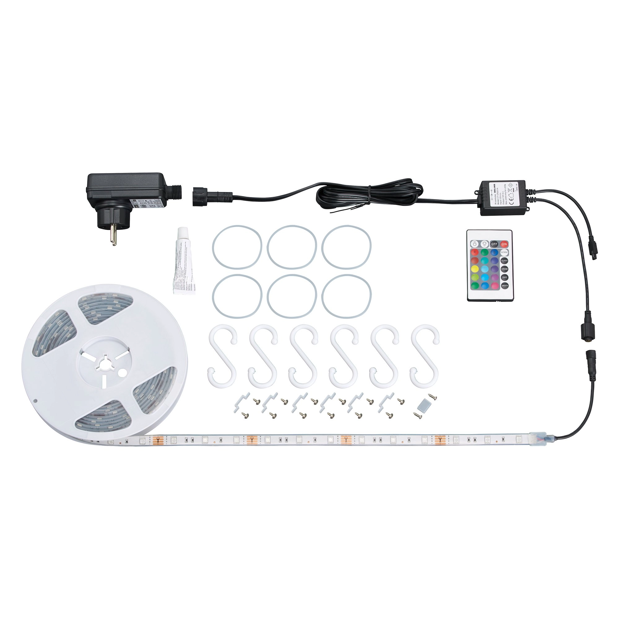 RGB LED Streifen, 10 Meter, 30,8 W, Weiß