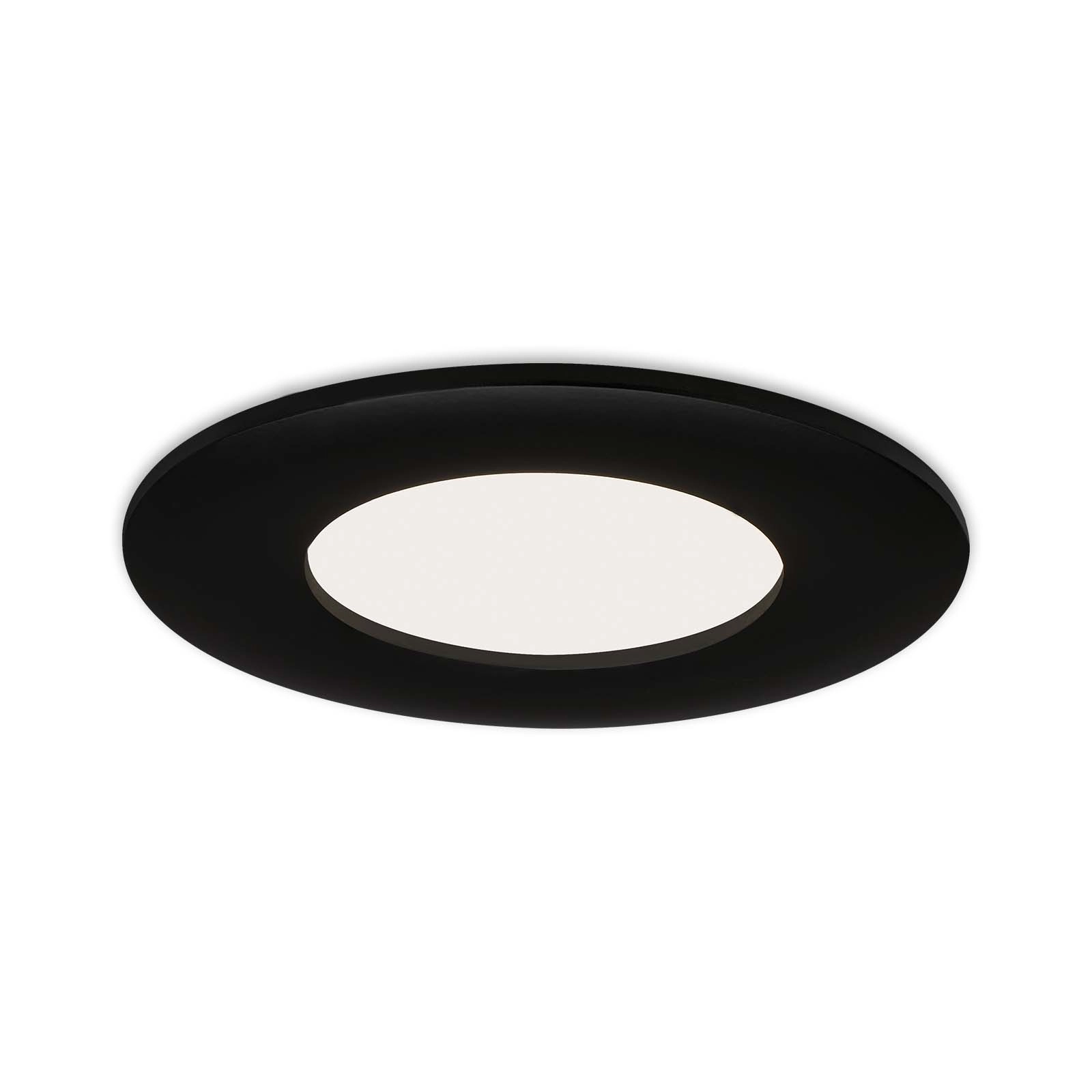 LED Einbauleuchte, Ø 8,5 cm, LED-Modul, 5W, 450 lm, schwarz