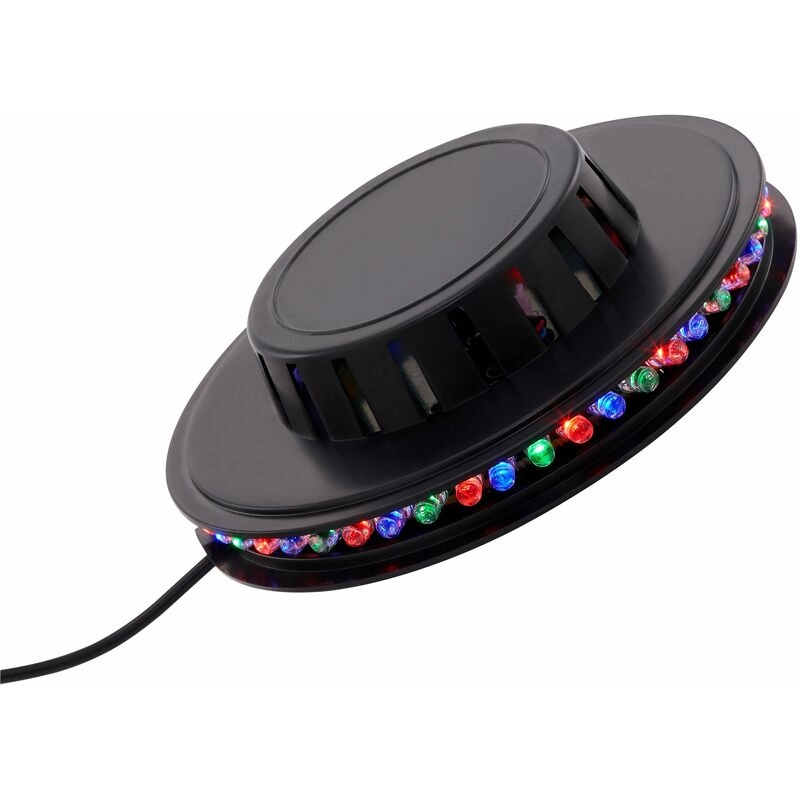 RGB LED Lichtrad, Ø 12,5 cm, 3 W, Schwarz