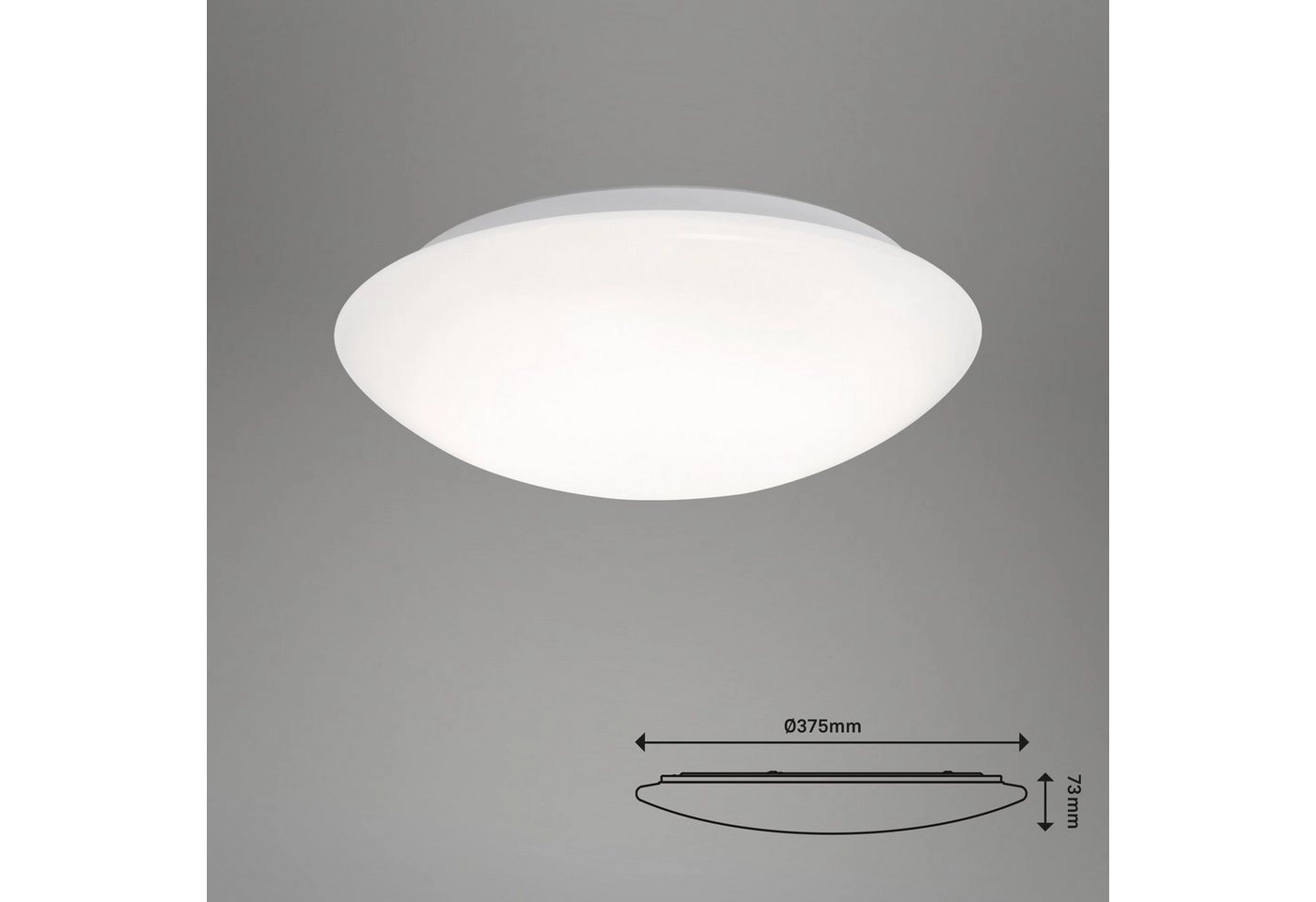 SENSOR LED Deckenleuchte, Ø 38 cm, 22 W, Weiß