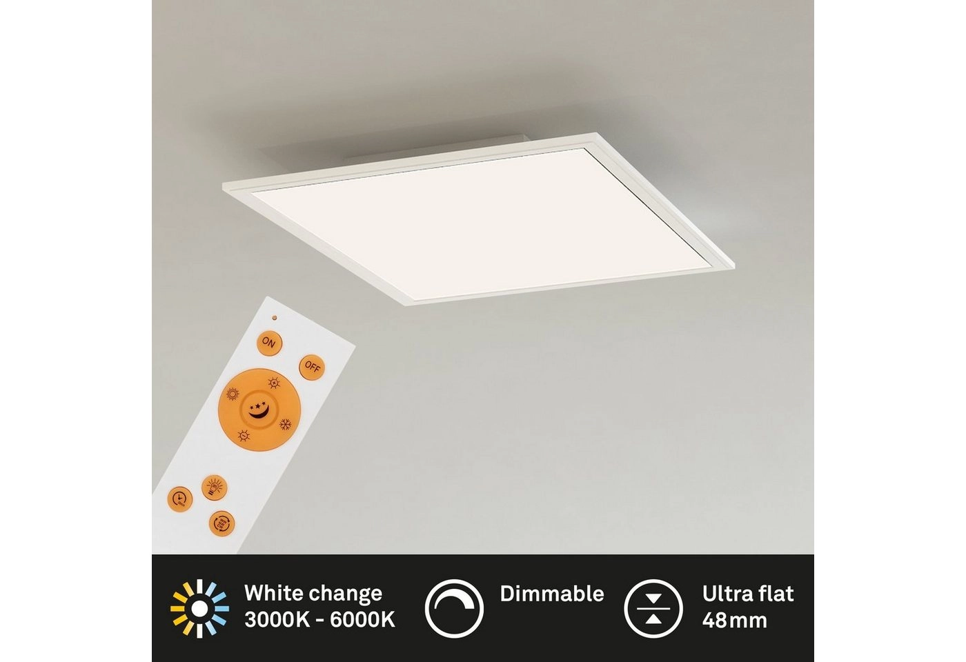 CCT LED Panel, 29,5 cm, 1800 LUMEN, 18 WATT, Weiß