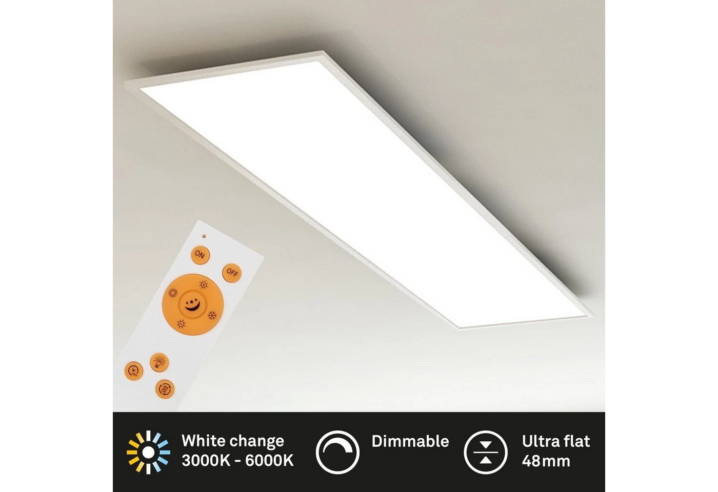 CCT LED Panel, 119,5 cm, 3800 LUMEN, 36 WATT, Weiß