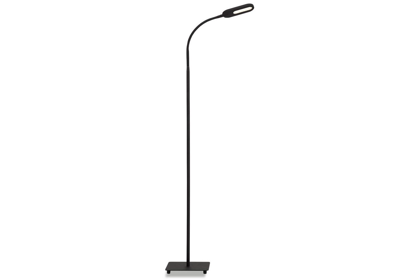 CCT LED Stehleuchte, 158,6 cm, 8 W, Schwarz