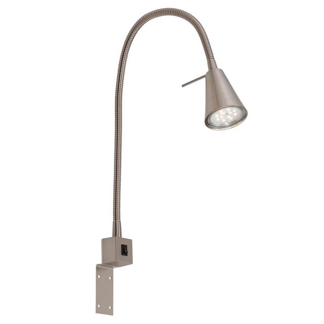 LED Wandleuchte, 40,3 cm, 5 W, Matt-Nickel