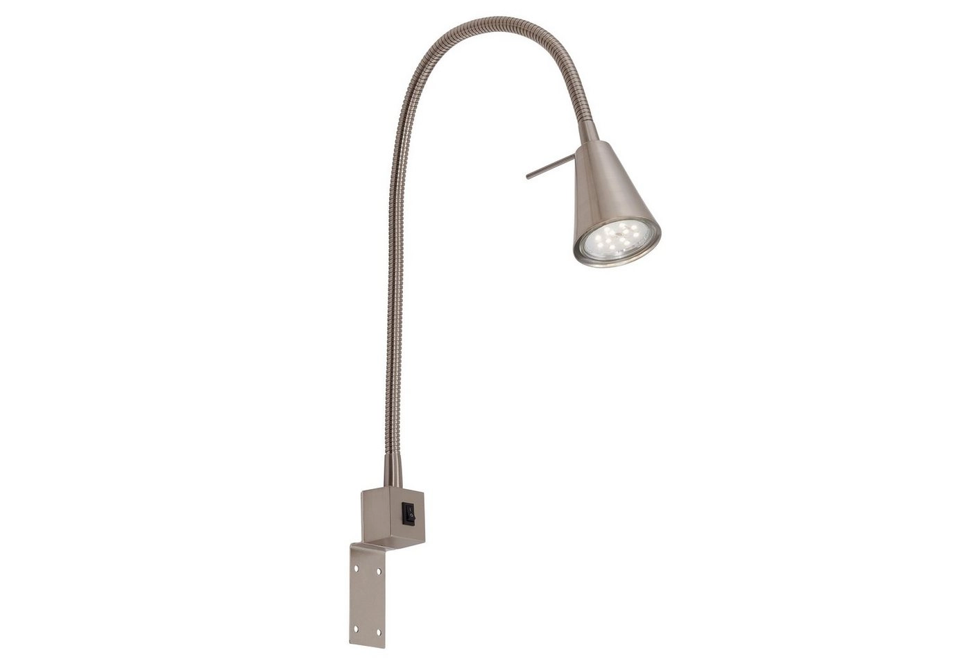 LED Wandleuchte, 40,3 cm, 5 W, Matt-Nickel