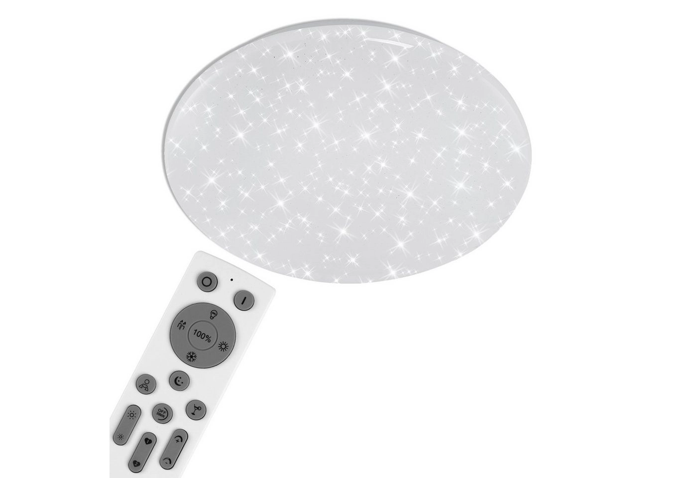 SMART LED Deckenleuchte, Nachtlicht, Dimmbar