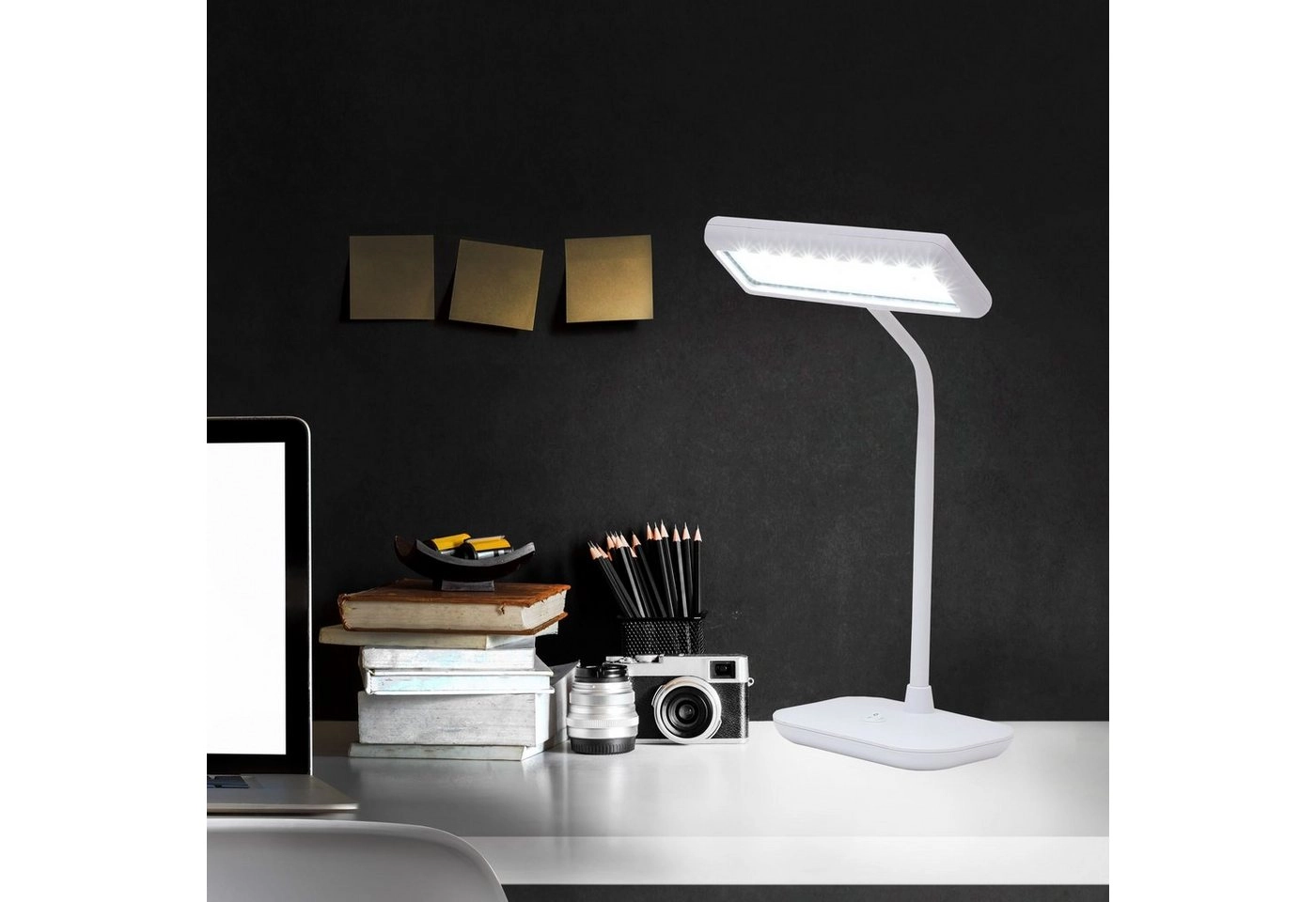 LED Tischleuchte, 44 cm, 7,5 W, Weiß