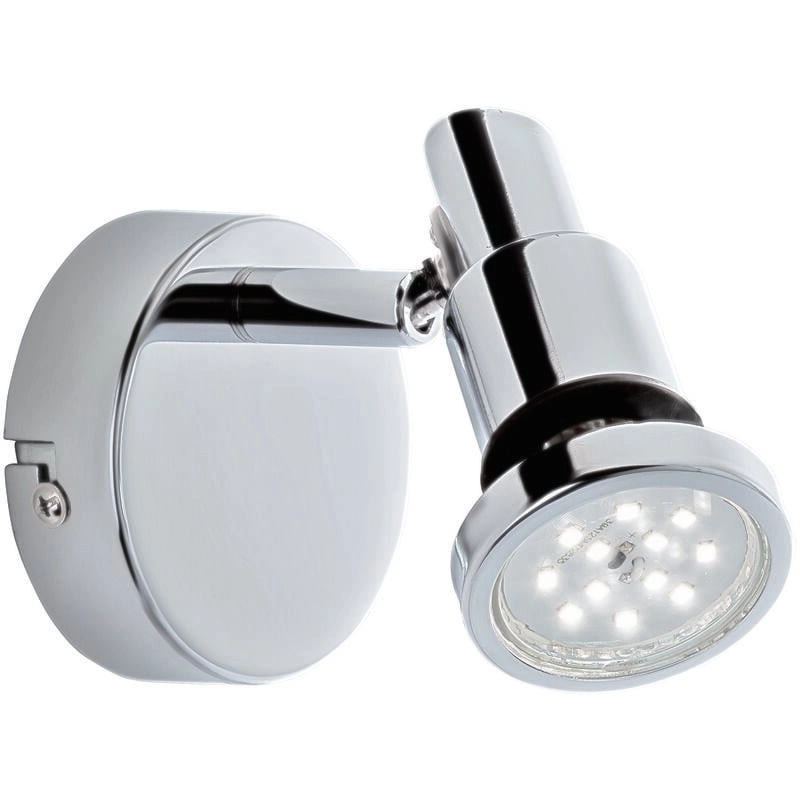 LED Spot Wand- und Deckenleuchte, Ø 8 cm, 4 W, Chrom