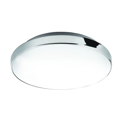 LED Deckenleuchte, Ø 28,5 cm, 13 W, Weiß-Chrom