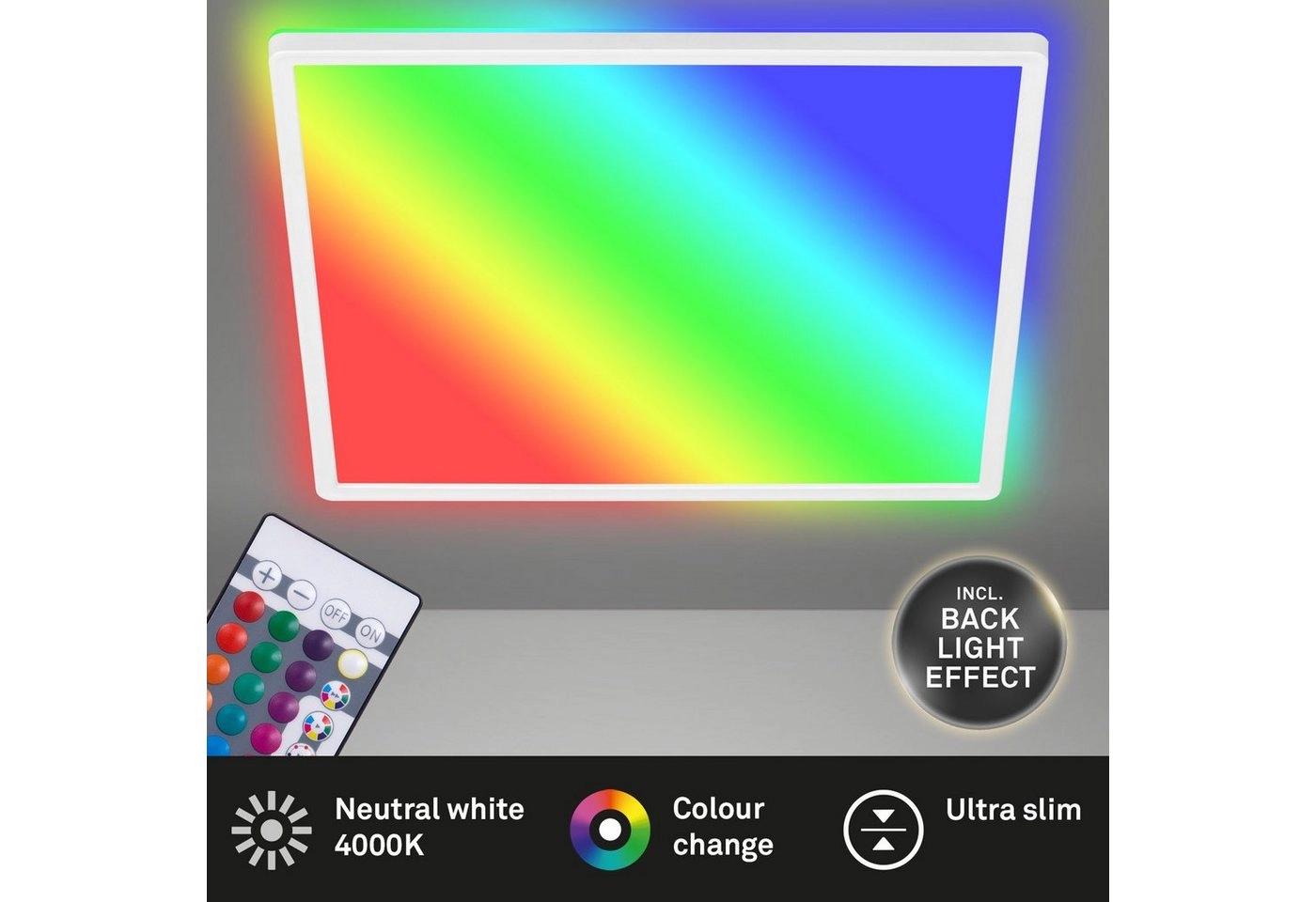 SLIM LED Panel, 42 cm, 2700 LUMEN, 22 WATT, Weiß