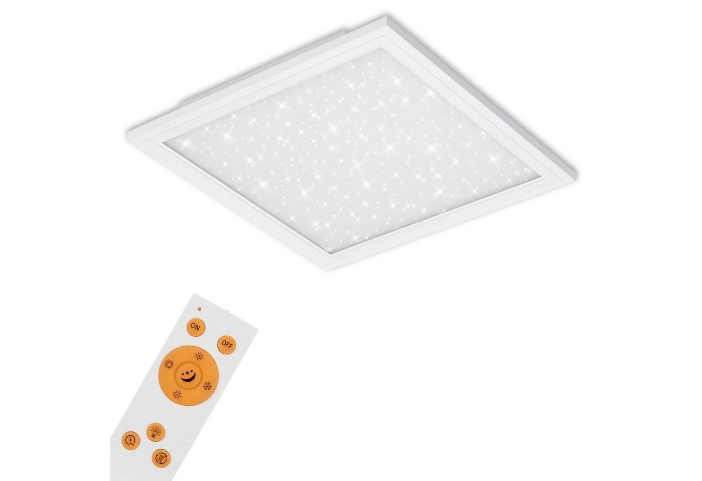 STERNENHIMMEL LED Panel, 59,6 cm, 3800 LUMEN, 36 WATT, Weiß