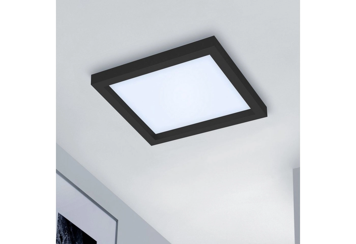 CCT LED Panel, 29,5 cm, 1800 LUMEN, 18 WATT, Schwarz