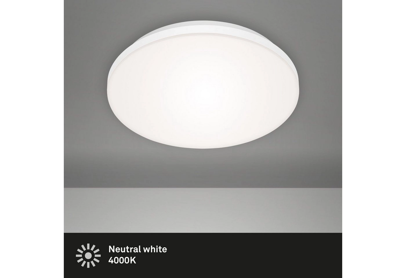 FRAMELESS LED Panel, Ø 30 cm, 1600 LUMEN, 12 WATT, Weiß