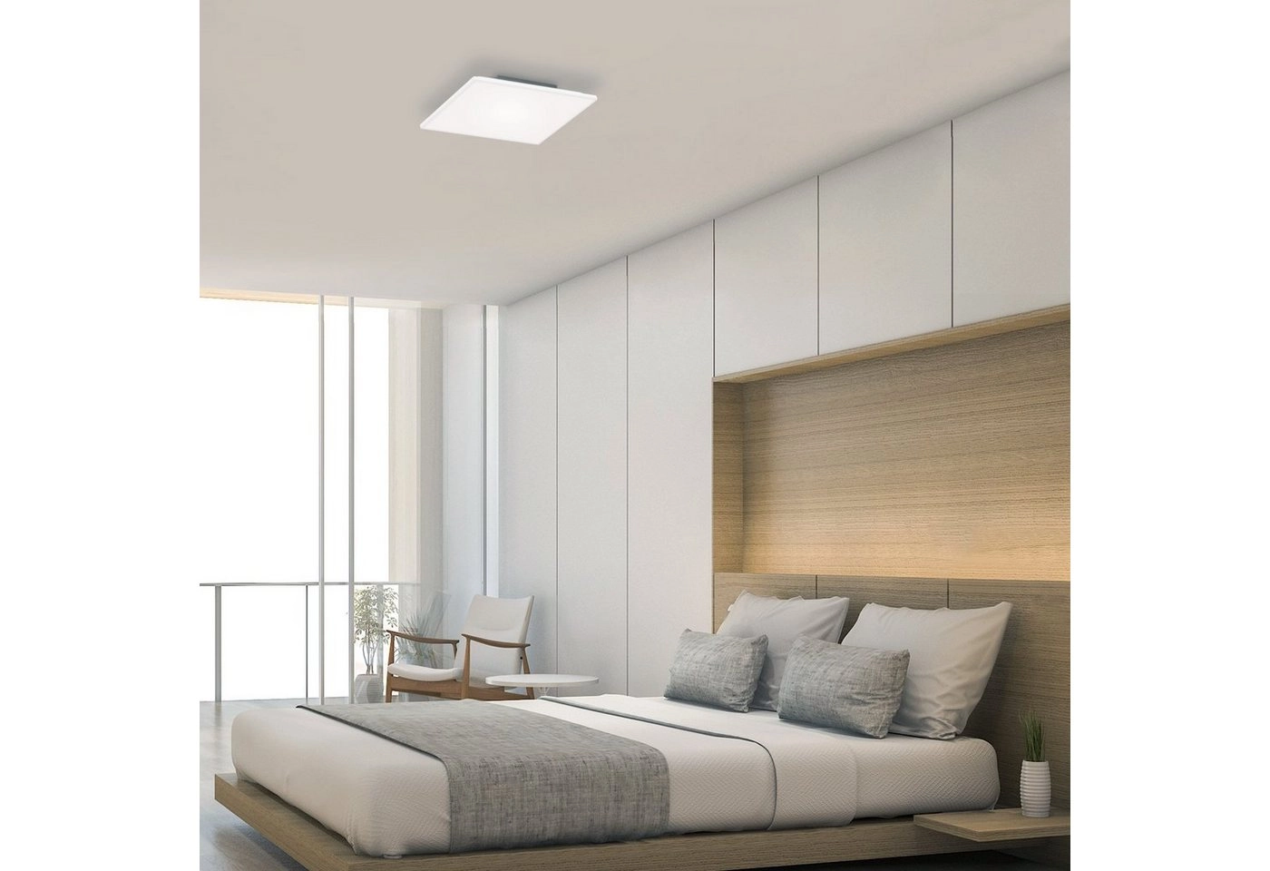 FRAMELESS LED Panel, 29,5 cm, 1600 LUMEN, 12 WATT, Weiß