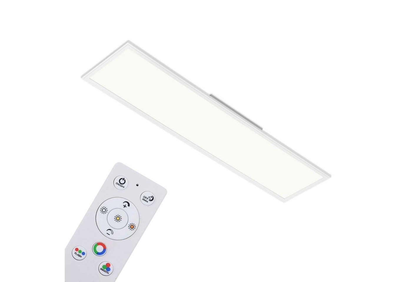 RGB LED Deckenleuchte, CCT, Nachtlicht, RGB, Timerfunktion, Dimmbar