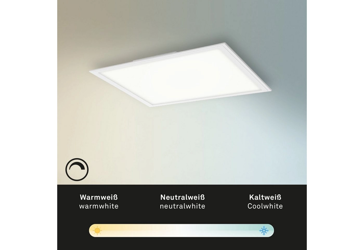 CCT LED Panel, 45 cm, 2400 LUMEN, 24 WATT, Weiß