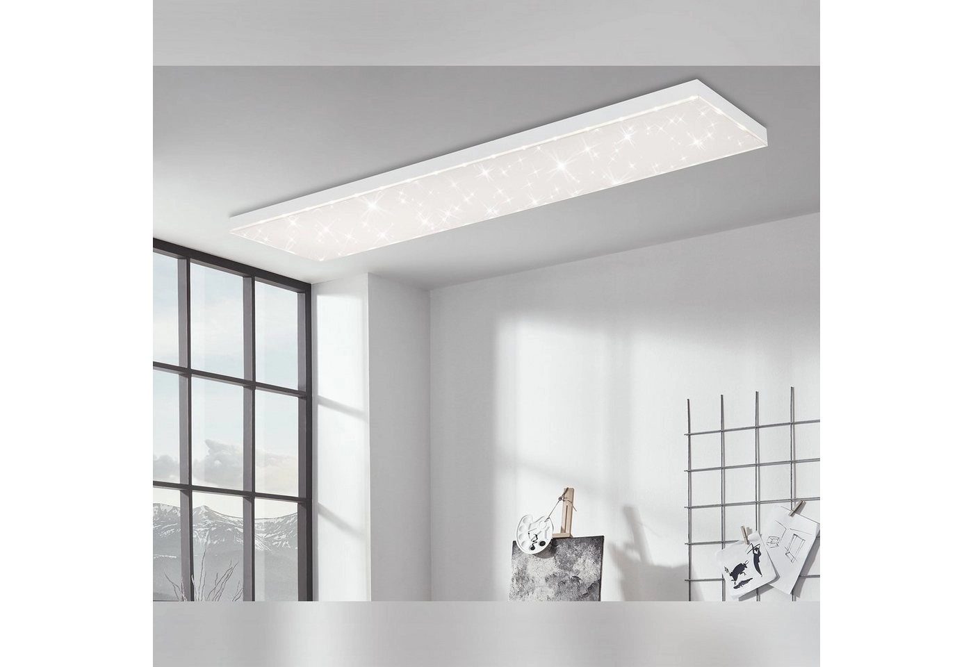 CCT LED Panel, 119,5 cm, 38 W, Weiß