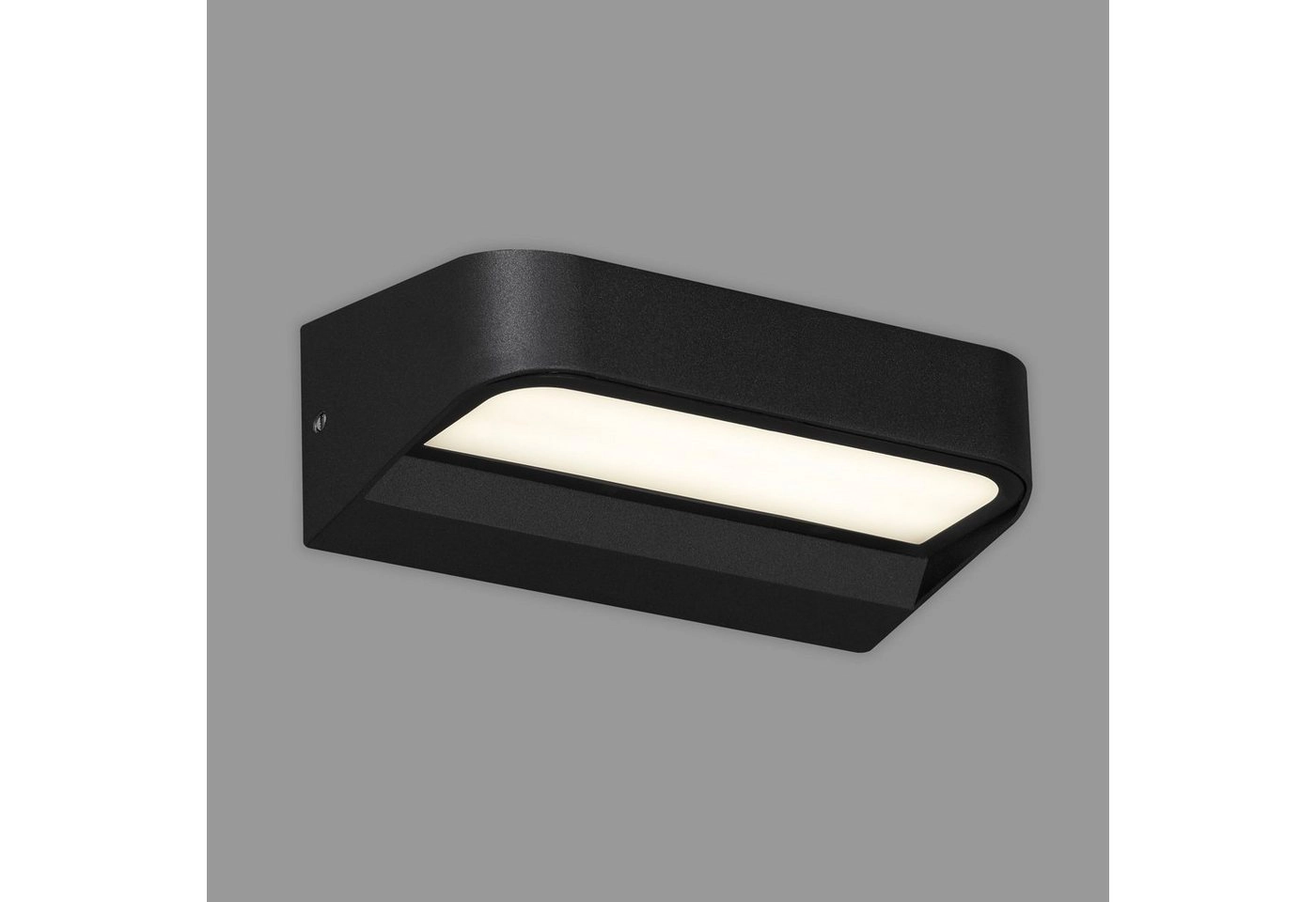 LED Außenleuchte, 14,2 cm, 8 W, Schwarz