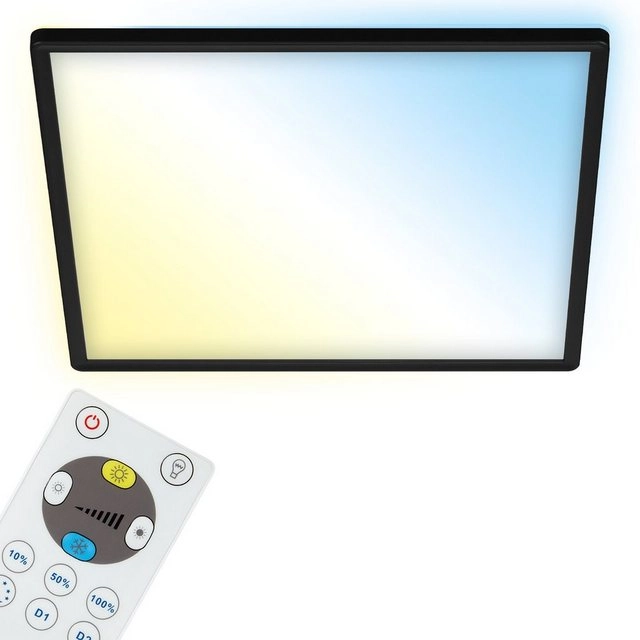 SLIM CCT LED Panel, 29,3 cm, 18 W, Schwarz