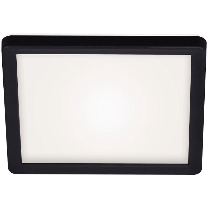 SLIM LED Panel, 19 cm, 12 W, Schwarz