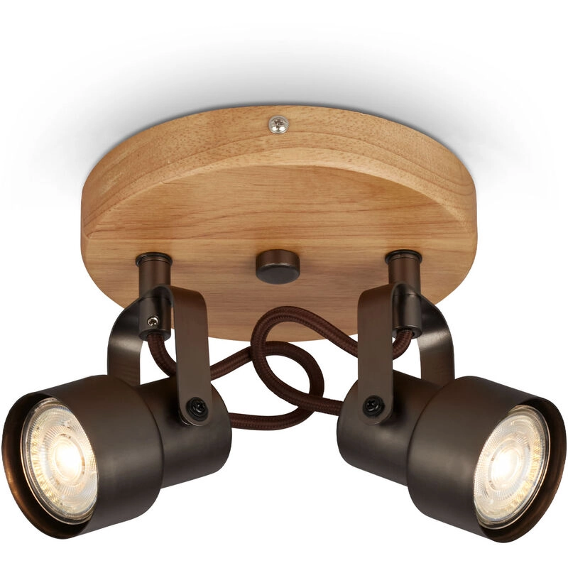 LED Spot Deckenleuchte, Ø 15,5 cm, 10 W, Grau