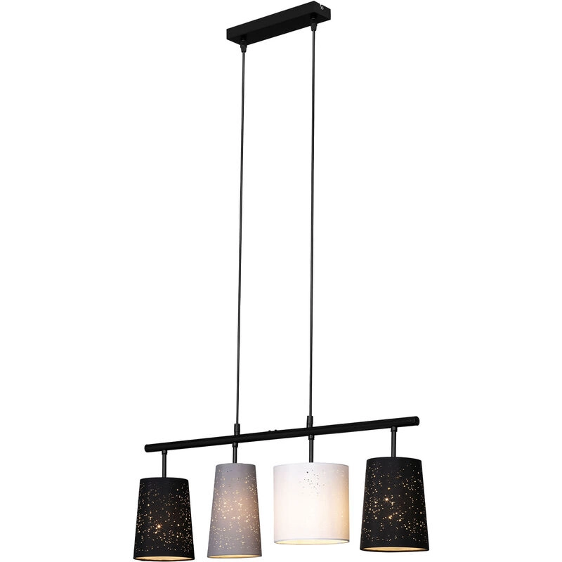 STERNENHIMMEL Pendelleuchte, 74 cm, max. 40 W, Schwarz