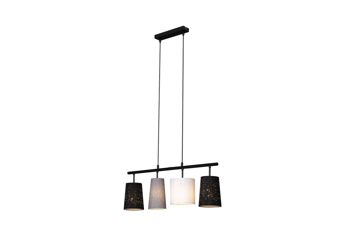 STERNENHIMMEL Pendelleuchte, 74 cm, max. 40 W, Schwarz