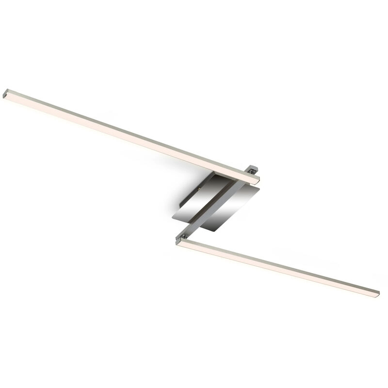 LED Deckenleuchte, 143,6 cm, 12 W, Alu-Chrom