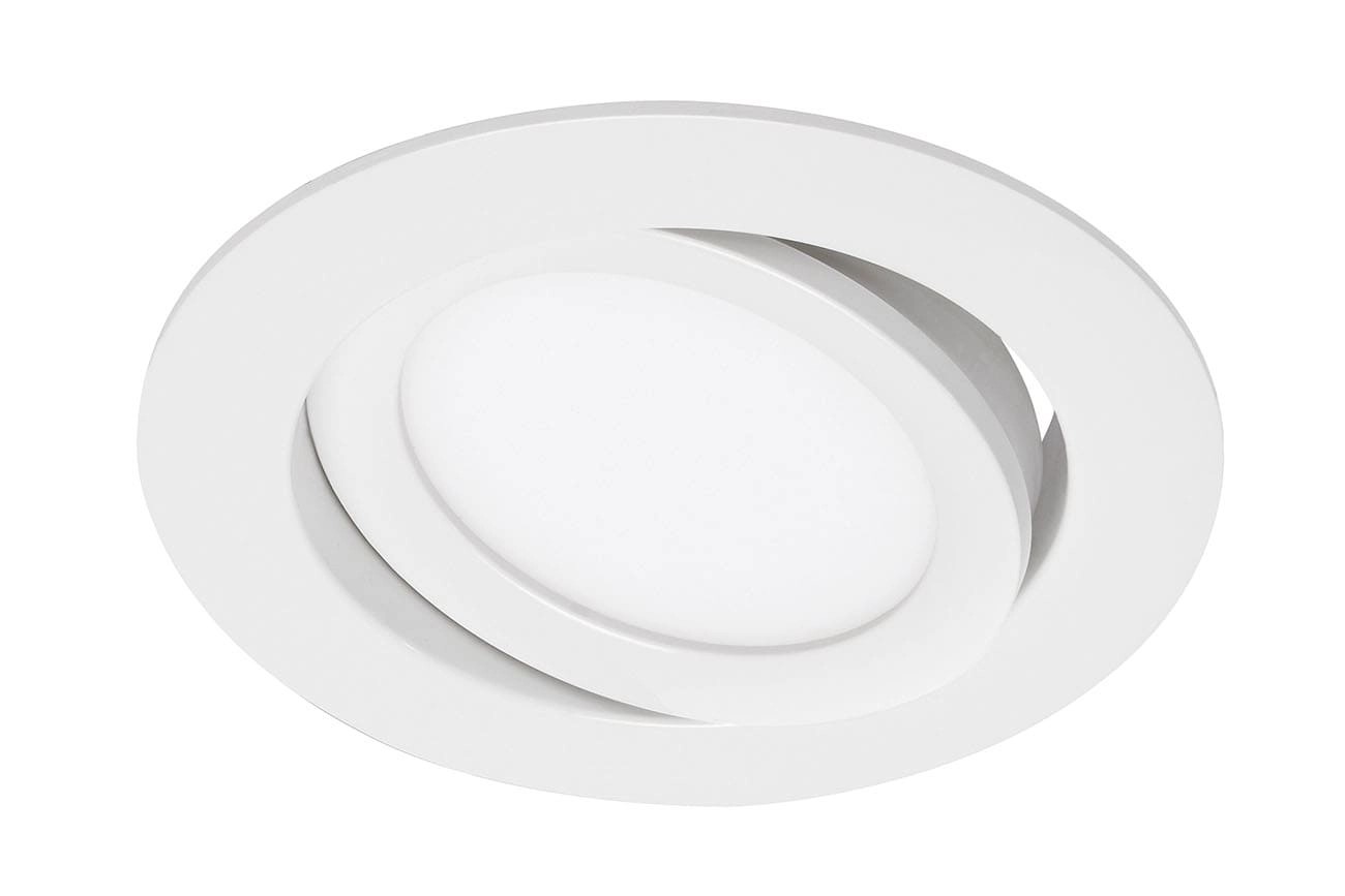 LED Einbauleuchte, Ø 10,6 cm, 7 W, Weiß