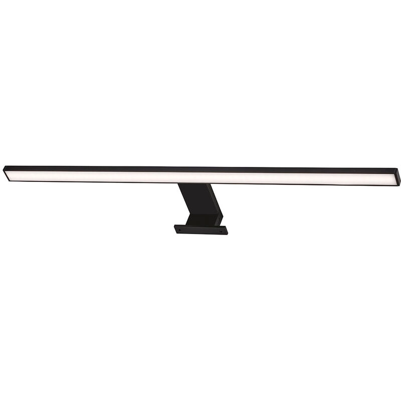 LED Spiegelleuchte, 60 cm, 8 W, Schwarz