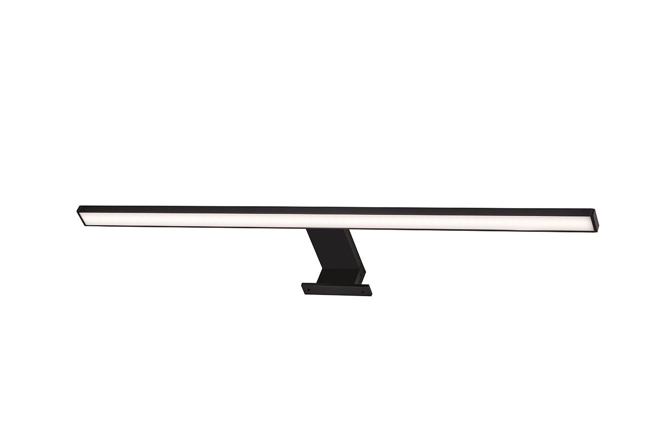 LED Spiegelleuchte, 60 cm, 8 W, Schwarz